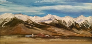 Farmland Meets the Mountains